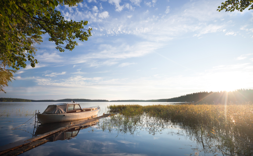 Avontuur op het water in Finland
