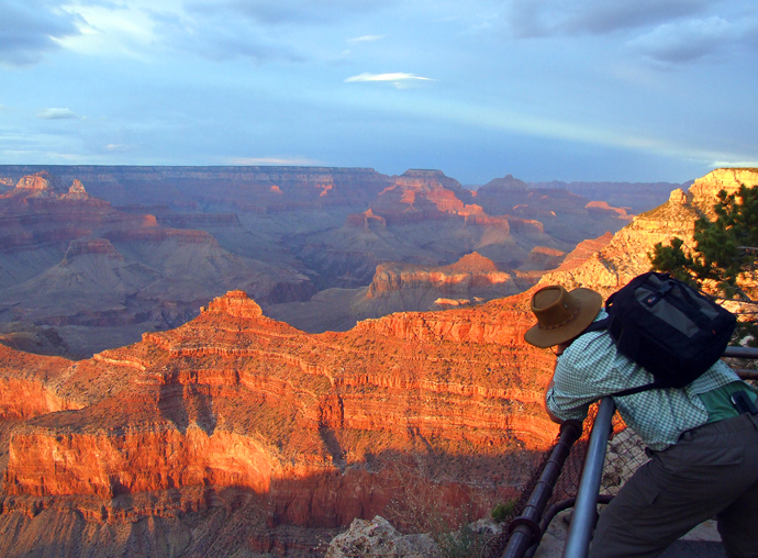 Op zoek naar het ideale plaatje in Grand Canyon