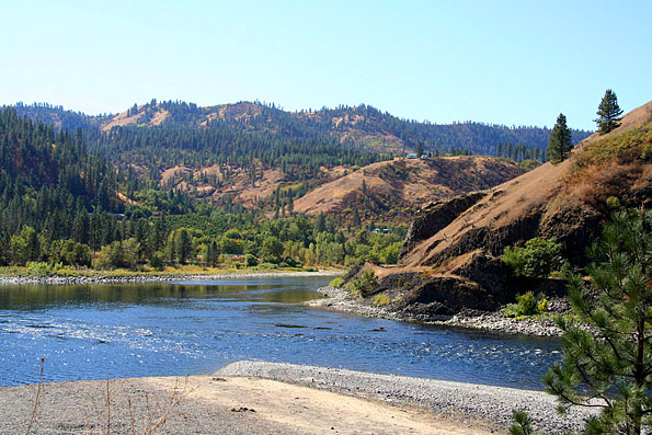 De Lochsa River in Idaho