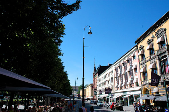 Het centrum van Oslo, Noorwegen