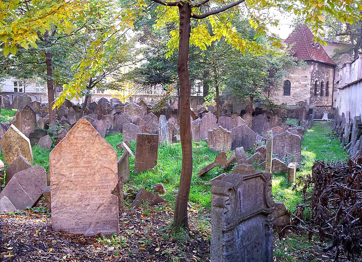 De Joodse begraafplaats in Praag