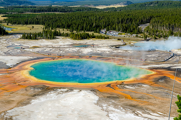Yellowstone National Park in Wyoming USA